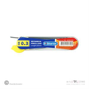 مغز مداد 0/3  (60میل) HB استورم کد HL-436*تعداد در باکس12جین*
