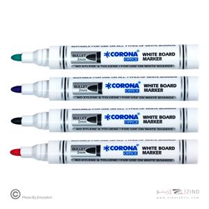 ماژیک وایت برد گرد رنگ جور کرونا کد2070