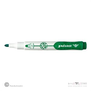 ماژیک وایت برد گرد سبز سفیر