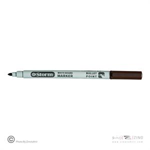 ماژیک وایت برد قلمی قهوه ای  استورم کد340711
