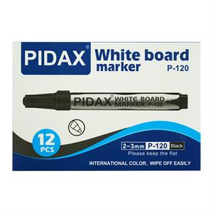 ماژیک وایت برد گرد مشکی پیداکس کدP-120