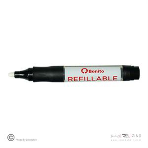 ماژیک وایت برد گرد مشکی شارژی بنیتو