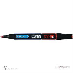 ماژیک معمولی گردقرمز استورم کد344873