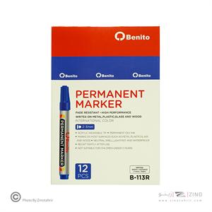 ماژیک معمولی گرد آبی بنیتو