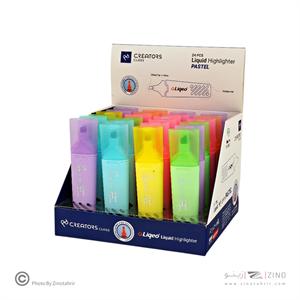 علامت زن رگلامی کلاسیک پاستلی مایع بزرگ سیکلاس استند 24 عددی کد HP-3128