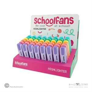 علامت زن رگلامی بدنه کلاسیک پاستلی اسکول فنز استند64عددی کد92301