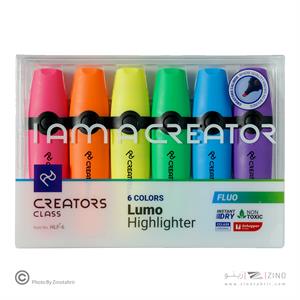 علامت زن لومو فلورسنت 6 رنگ جور سیکلاس(6-Lumo-HlF)