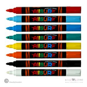 ماژیک اکریلیک8رنگ وای پلاس کدAP240410