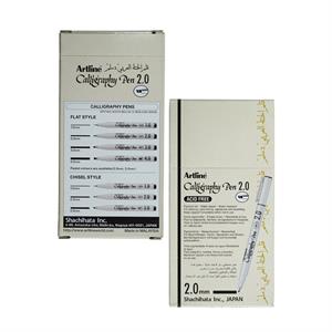 قلم خطاطی 2/0آبی لاتین آرتلاین EK-242N/AB