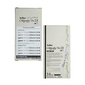 قلم خطاطی 3/0مشکی لاتین آرتلاین EK-243N/AB