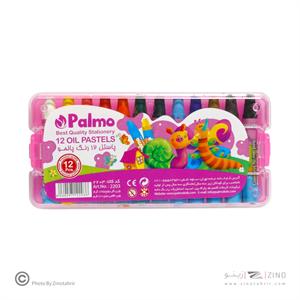 پاستل روغنی 12رنگ طلقی پالمو کد2203