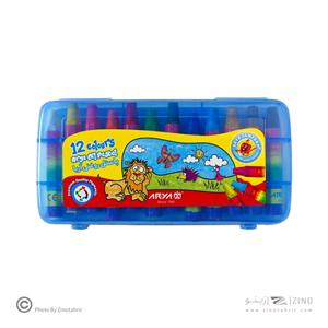 پاستل روغنی12رنگ طلقی کد2010آریا*72عدد*