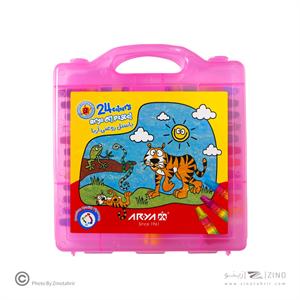 پاستل روغنی24رنگ طلقی کد2031آریا *24عدد*