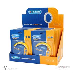 چسب دوطرفه0/9 پوست پیازی8متری استورم کدHL-102239
