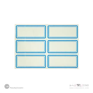 برچسب دورآبی خارجی کد21 سایز7.5*3.5