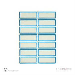 برچسب دورآبی خارجی کد10 سایز5.3*2.1