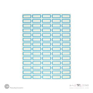 برچسب دورآبی خارجی کد1 سایز2.1*1