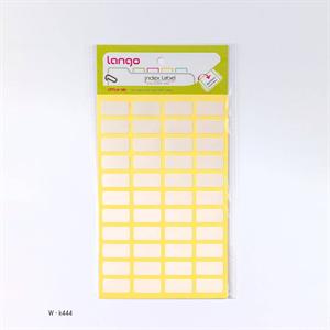 برچسب دورسفیدسایز10*20میلیمتر4برگی لانگوکدK-444