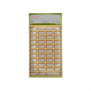 برچسب دورقرمز سایز10*20میلیمتر4برگی لانگوکدK-444