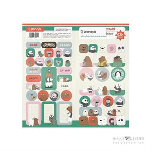 برچسب52تکه لانگو خرس