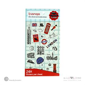 برچسب لانگو سری فانکیز طرح لندن