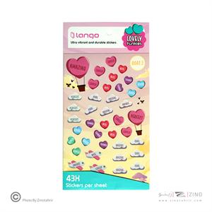 برچسب لانگو سری فانکیز طرح قلبی