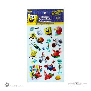 استیکر فانتزی سری لوکی طرح باب اسفنجی کد123