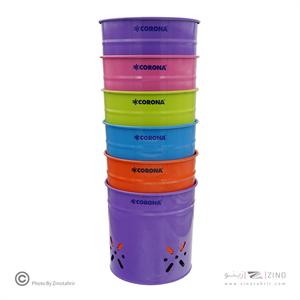 سطل فلزی فسفری کودک کرونا