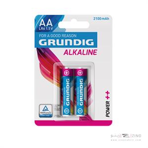 باتری قلمی آلکالاین2عددی گروندیک کد126