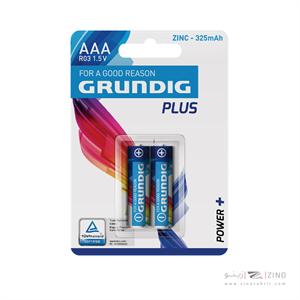 باتری نیم قلمی پلاس2عددی گروندیک کد504