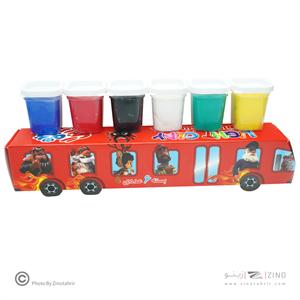 خمیرسبک 6رنگ کنکواتوبوسی