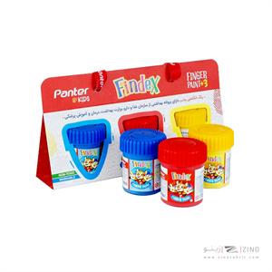 رنگ انگشتی 3رنگ(35میل) پنتر کدFP-105-3