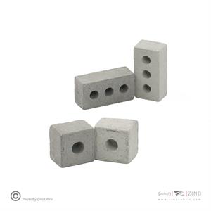 آجرفشاری طوسی مقیاس 1/12 تعداد 400عددی اشل 