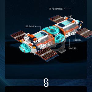 لگو طرح ایستگاه فضایی کهکشانی کد8506