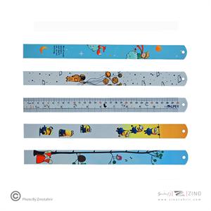 خط کش 30سانت فانتزی فلزی آلپر