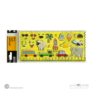 شابلون دوقلو ژله ای آلپر کدR-222