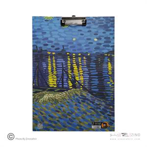 تخته شاسی A3 گیره 10سانت برگ سری ونگوگ  کد71802