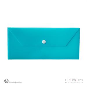 پاکت دکمه دار ملخی فیروزه سوپربایند