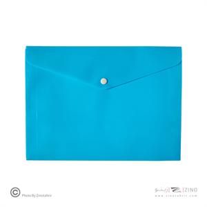 پاکت دکمه دارA4 آبی لیام