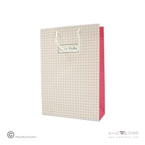 ساک دستی گلاسه 35*24 ایمان کد 0017