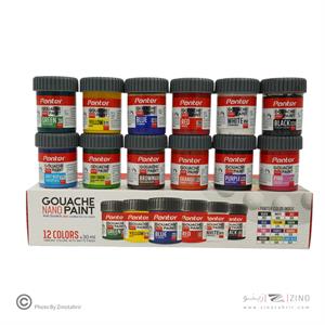 گواش 12رنگ30میل پنتر  کدPUGP712-12