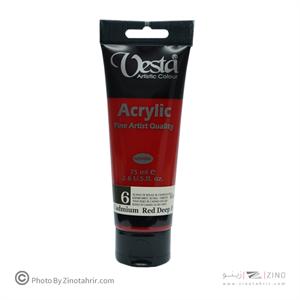 رنگ اکریلیک 75میل وستا کد6