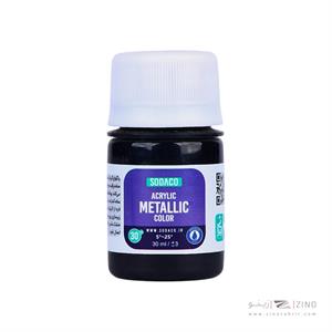 اکریلیک متالیک30میل سوداکو مشکی کد00224