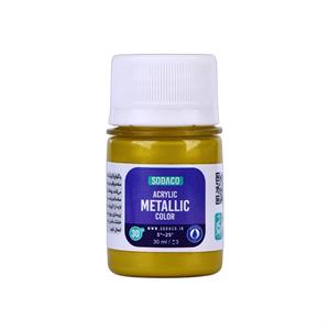 اکریلیک متالیک30میل سوداکو طلایی زرد کد00282