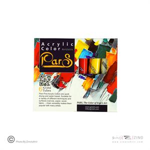 اکریلیک6رنگ21میل تیوپی پارس