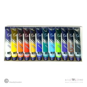 اکریلیک12رنگ21میل تیوپی پارس