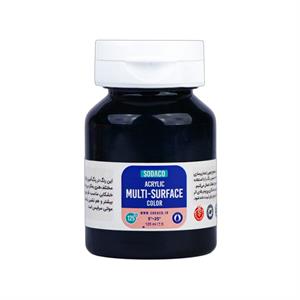 مولتی سورفیس(رنگ همه کاره) ساده 125میل مشکی سوداکو کد02424