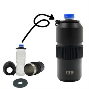 فلاسک و نگه دارنده بطری680میل TYESO کدTS-01004