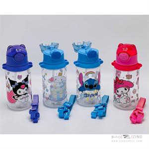 قمقمه600میل نی دار فانتزی(طرح کرومی) کد3906