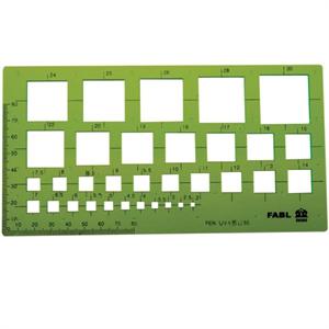 شابلون مربع فابل